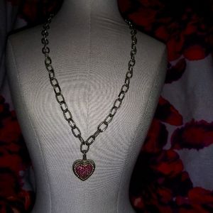 🌈Genuine Ruby Pavé .925 Sterling Silver Necklace